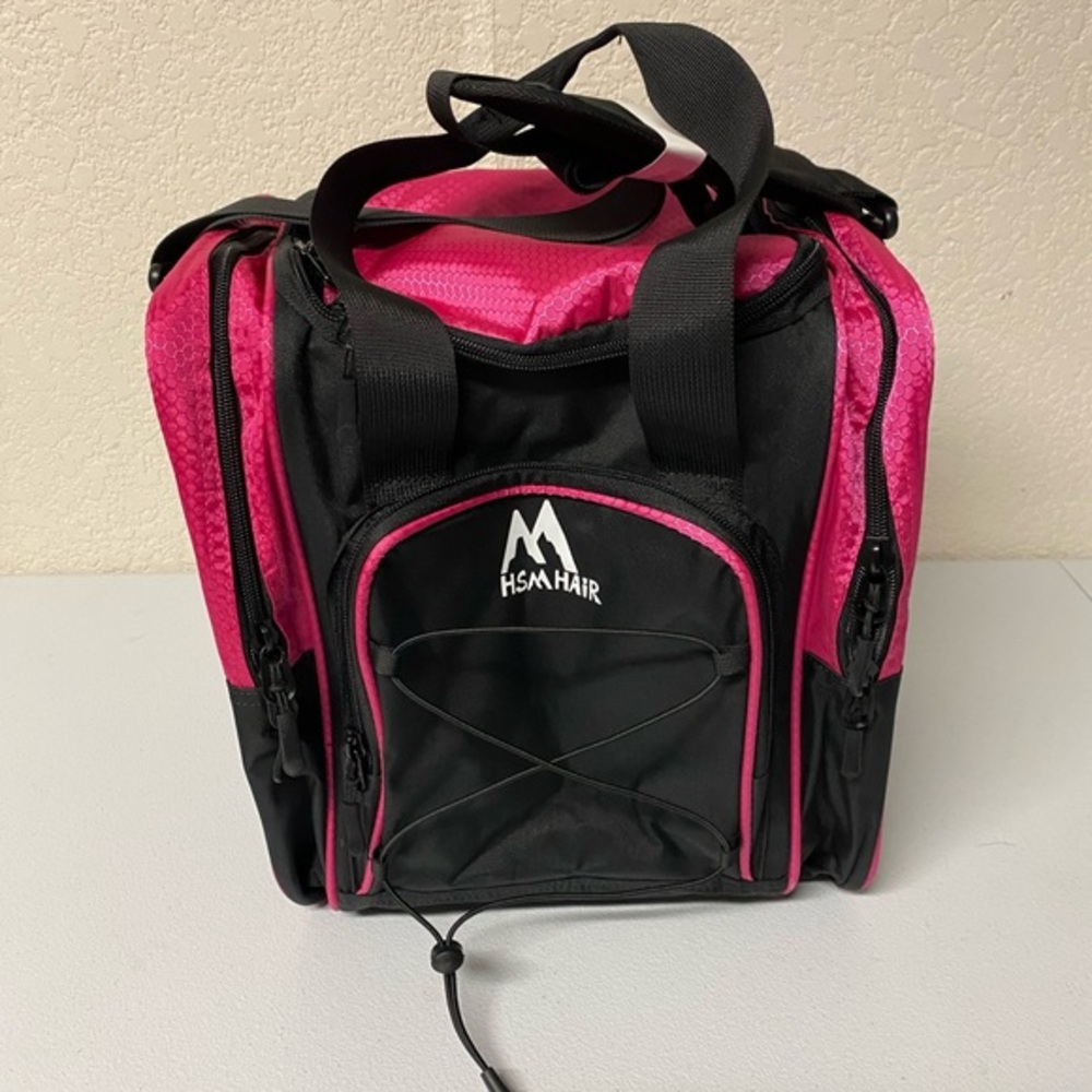 Pink and Black Women's Bowling Ball Bag